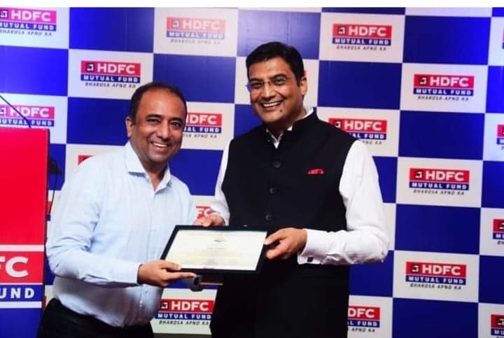Felicitation by HDFC MF